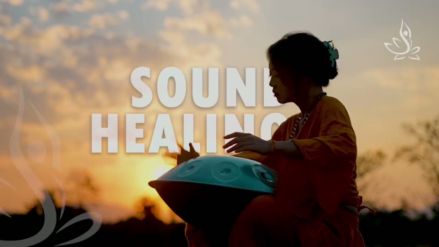 Watch a moment from a sound healing session